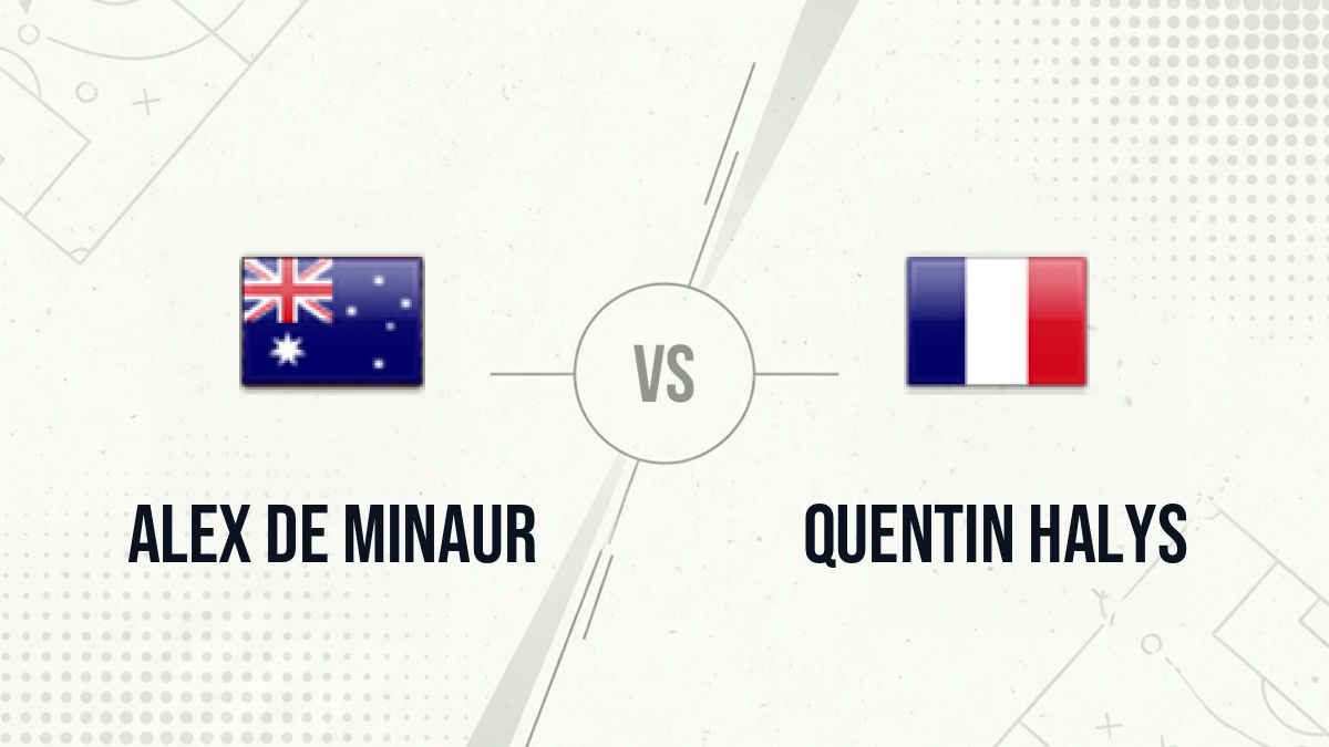 Pronostic Alex de Minaur Quentin Halys