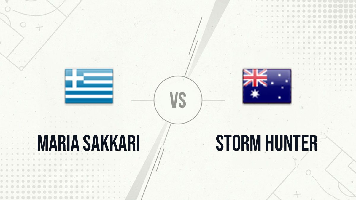 Pronostic Maria Sakkari Storm Hunter