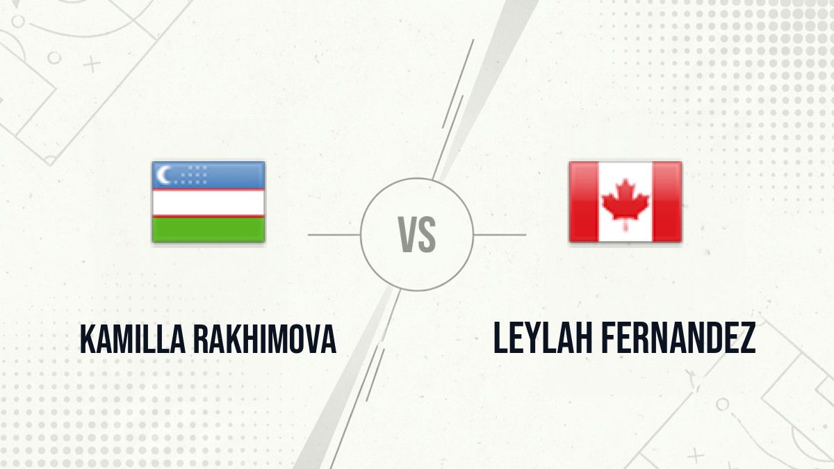 Pronostic Kamilla Rakhimova Leylah Fernandez