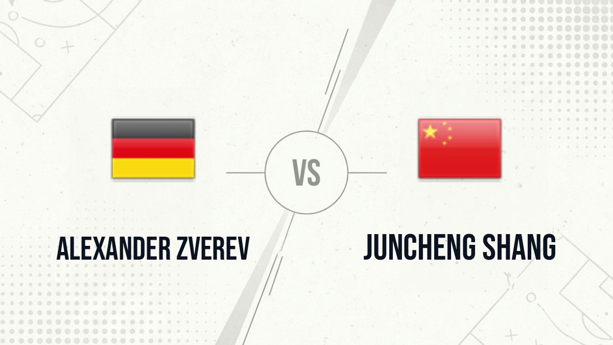 Pronostic Alexander Zverev Juncheng Shang
