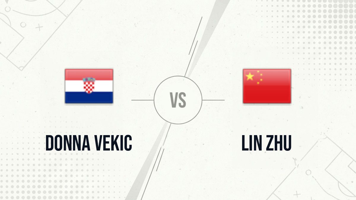 Pronostic Donna Vekic Lin Zhu