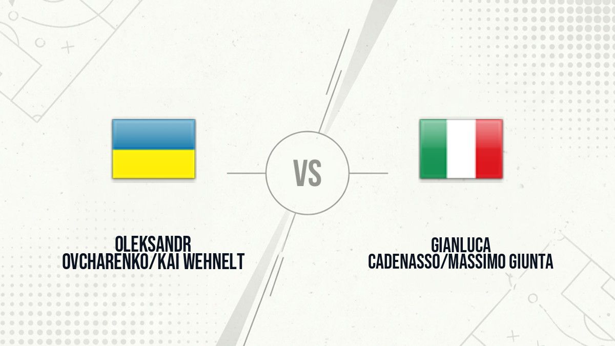 Pronostic Oleksandr Ovcharenko/Kai Wehnelt Gianluca Cadenasso/Massimo Giunta