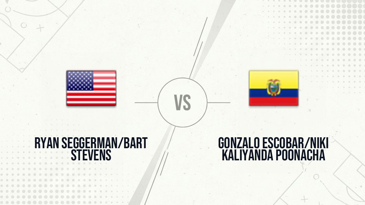 Pronostic Ryan Seggerman/Bart Stevens Gonzalo Escobar/Niki Kaliyanda Poonacha