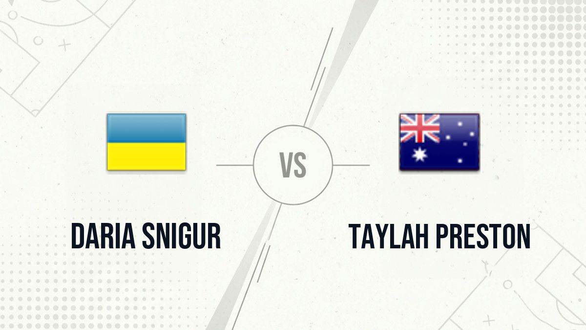 Pronostic Daria Snigur Taylah Preston