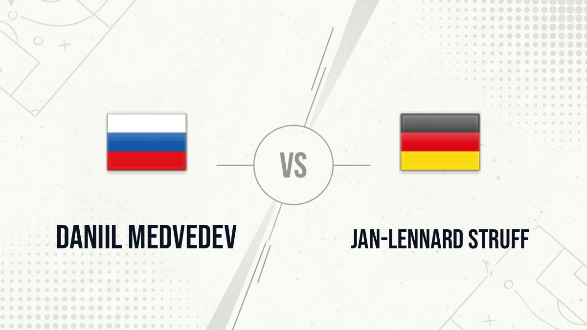 Pronostic Daniil Medvedev Jan-Lennard Struff