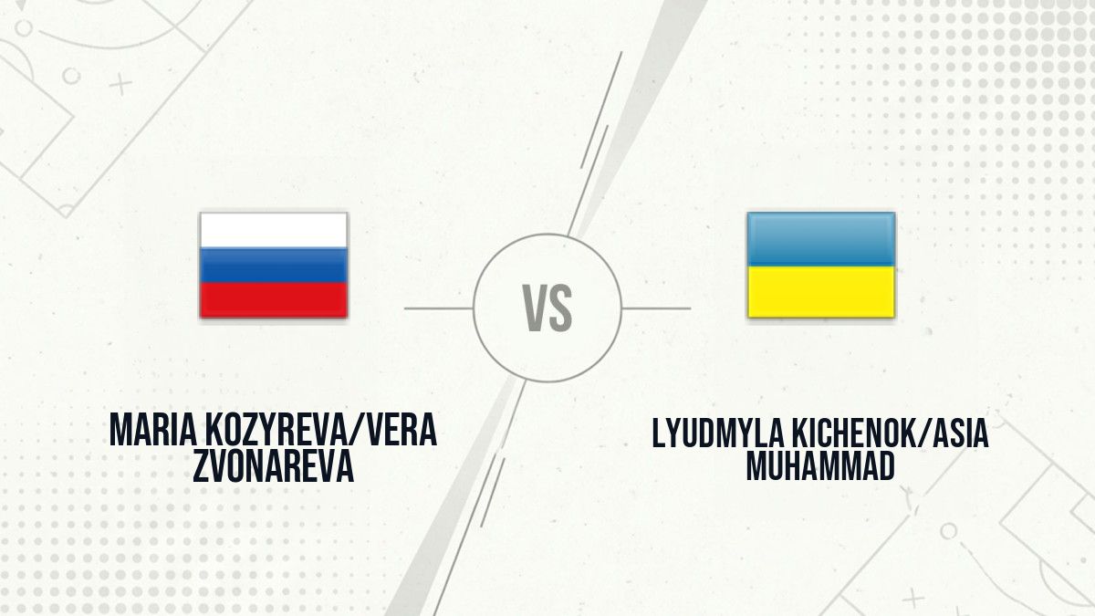 Pronostic Maria Kozyreva/Vera Zvonareva Lyudmyla Kichenok/Asia Muhammad