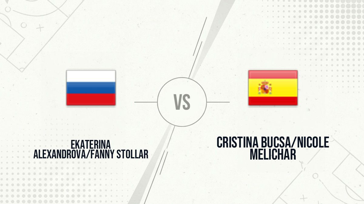 Pronostic Ekaterina Alexandrova/Fanny Stollar Cristina Bucsa/Nicole Melichar