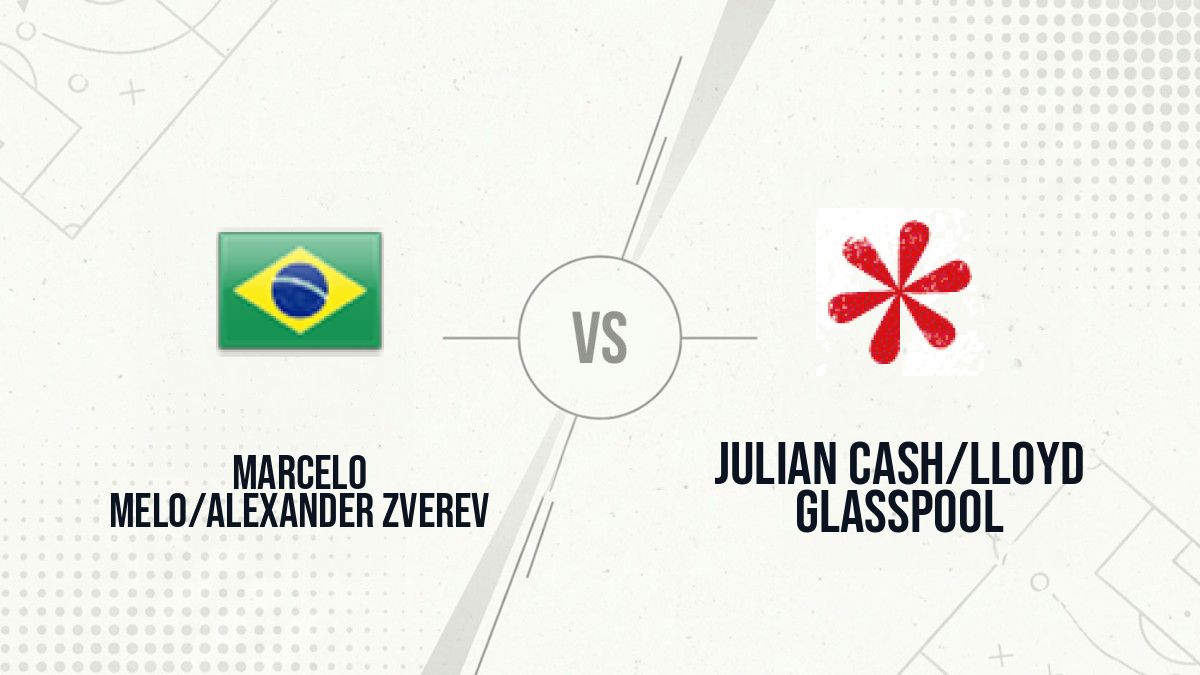 Pronostic Marcelo Melo/Alexander Zverev Julian Cash/Lloyd Glasspool