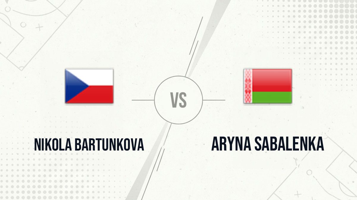 Pronostic Nikola Bartunkova Aryna Sabalenka