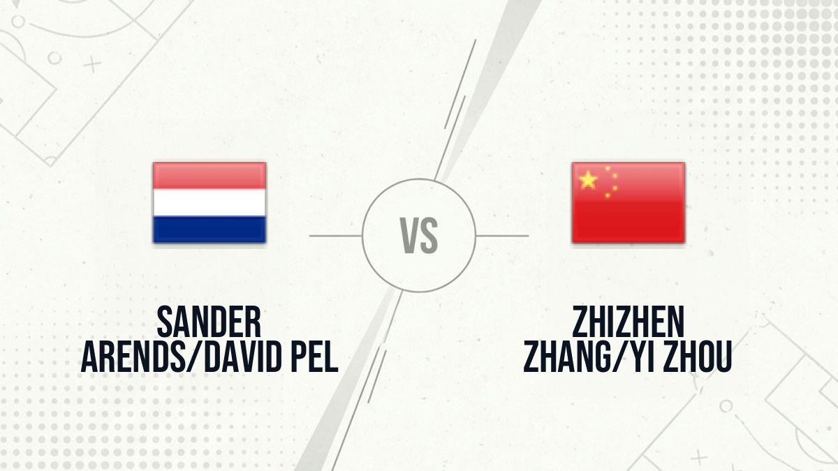 Pronostic Sander Arends/David Pel Zhizhen Zhang/Yi Zhou