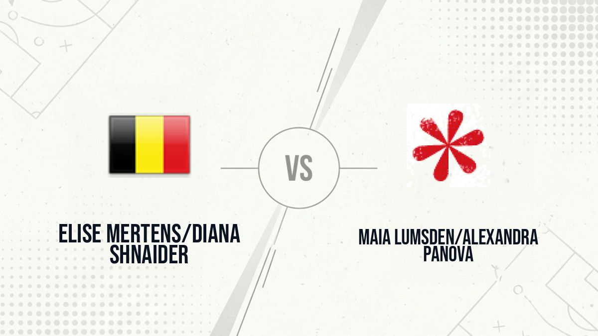 Pronostic Elise Mertens/Diana Shnaider Maia Lumsden/Alexandra Panova