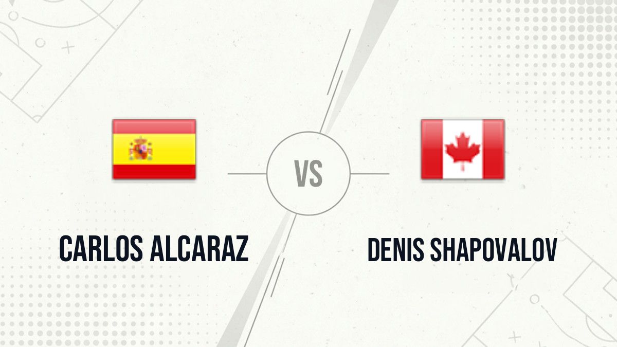 Pronostic Carlos Alcaraz Denis Shapovalov