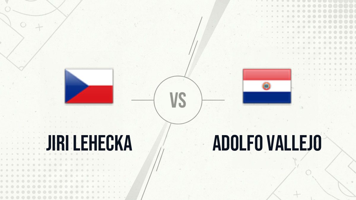 Pronostic Jiri Lehecka Adolfo Vallejo