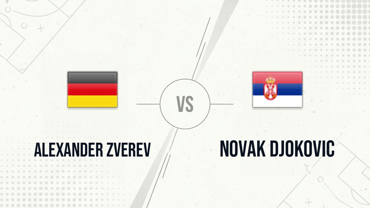 Pronostic Alexander Zverev Novak Djokovic