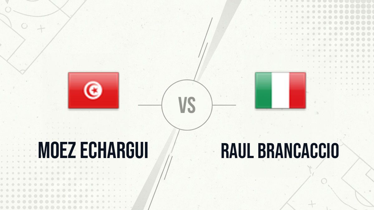 Pronostic Moez Echargui Raul Brancaccio