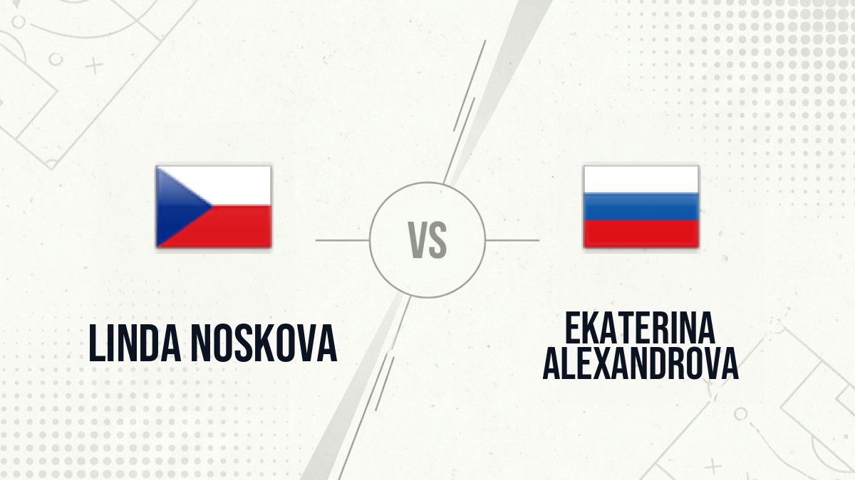 Pronostic Linda Noskova Ekaterina Alexandrova