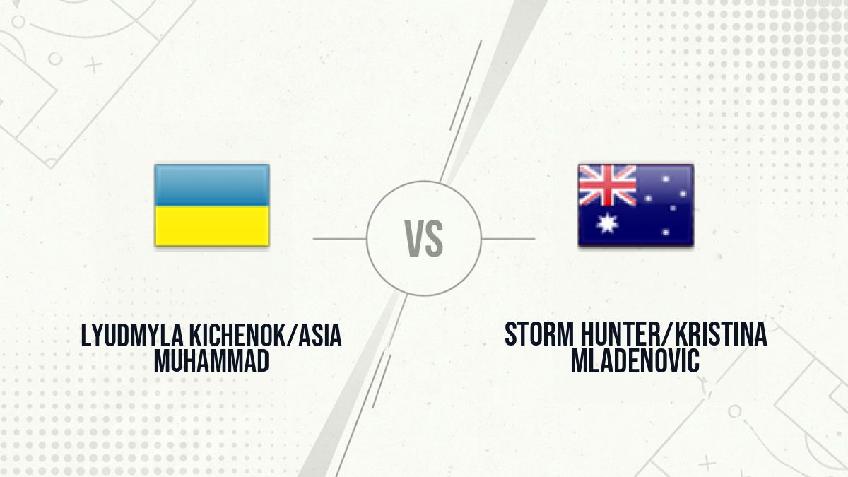 Pronostic Lyudmyla Kichenok/Asia Muhammad Storm Hunter/Kristina Mladenovic