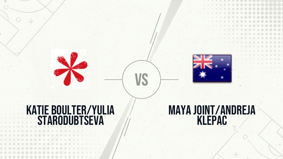 Pronostic Katie Boulter/Yulia Starodubtseva Maya Joint/Andreja Klepac