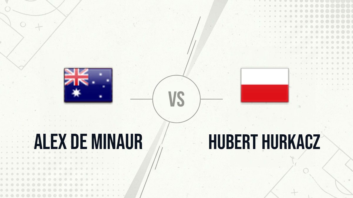 Pronostic Alex de Minaur Hubert Hurkacz