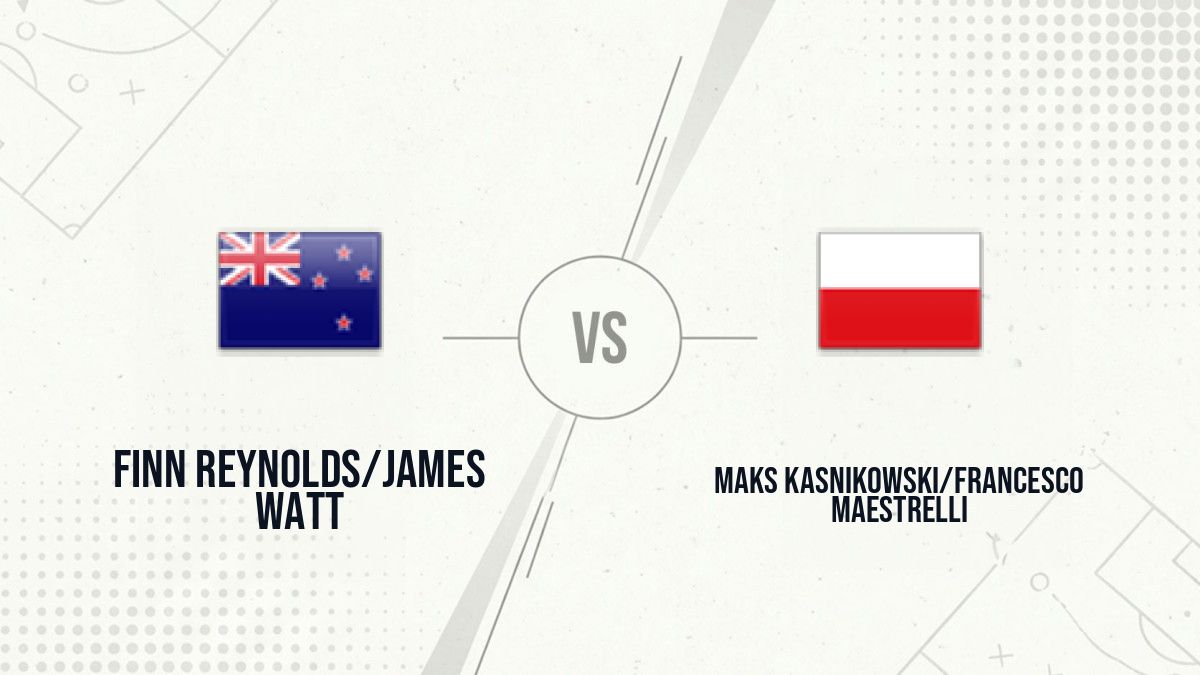 Pronostic Finn Reynolds/James Watt Maks Kasnikowski/Francesco Maestrelli