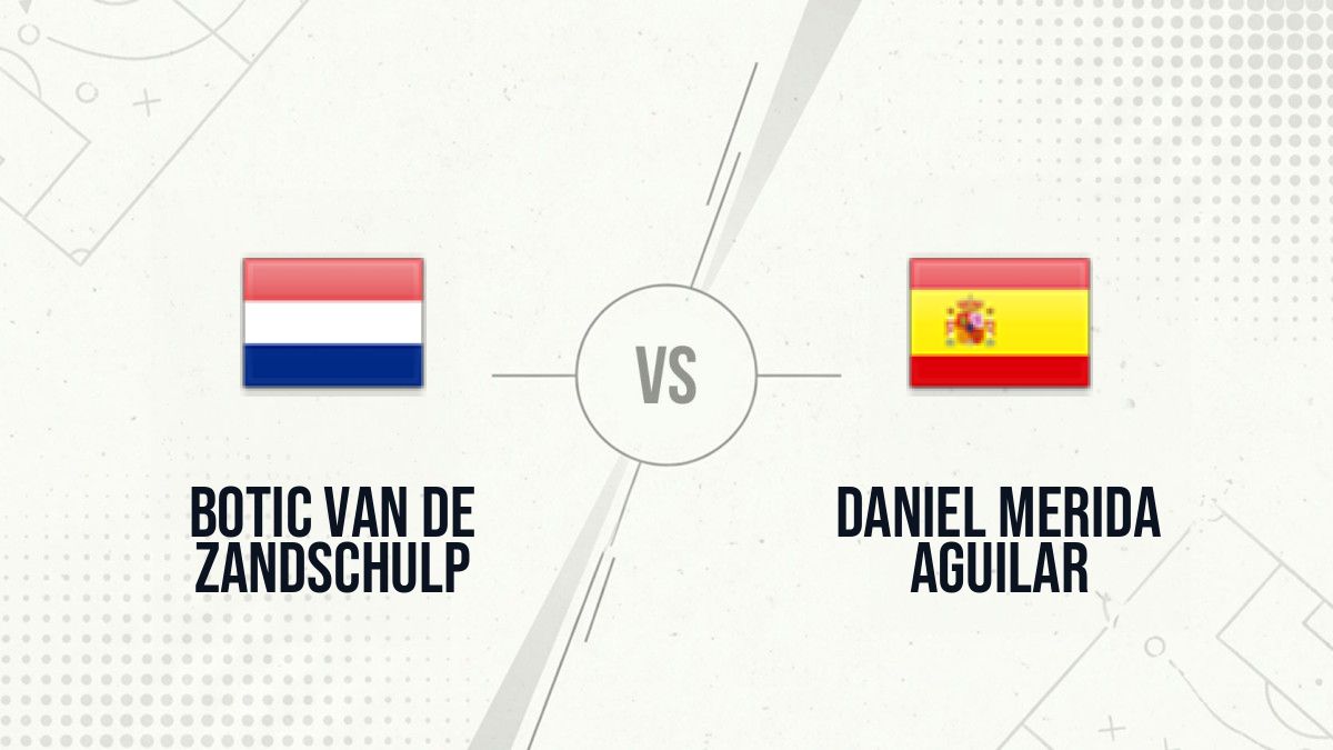 Pronostic Botic van de Zandschulp Daniel Merida Aguilar