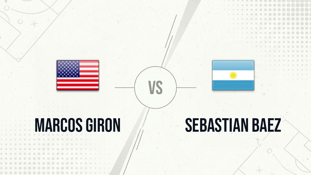 Pronostic Marcos Giron Sebastian Baez