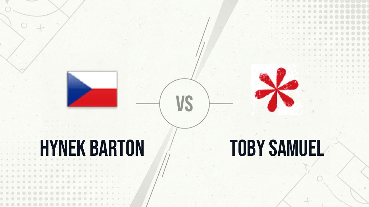 Pronostic Hynek Barton Toby Samuel