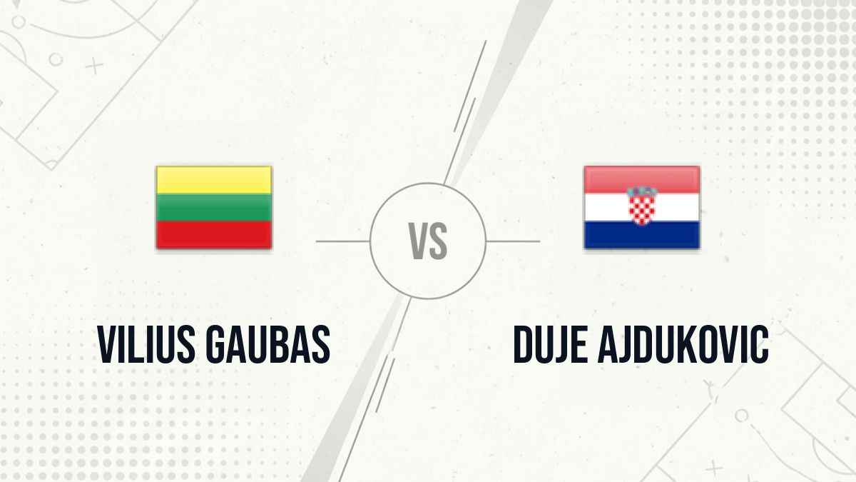 Pronostic Vilius Gaubas Duje Ajdukovic