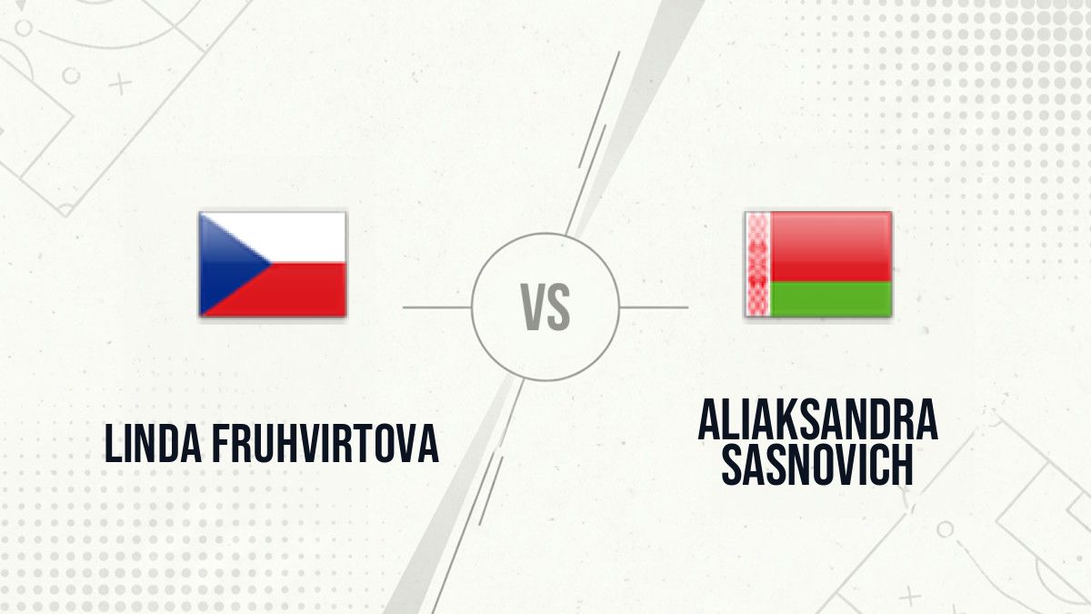 Pronostic Linda Fruhvirtova Aliaksandra Sasnovich