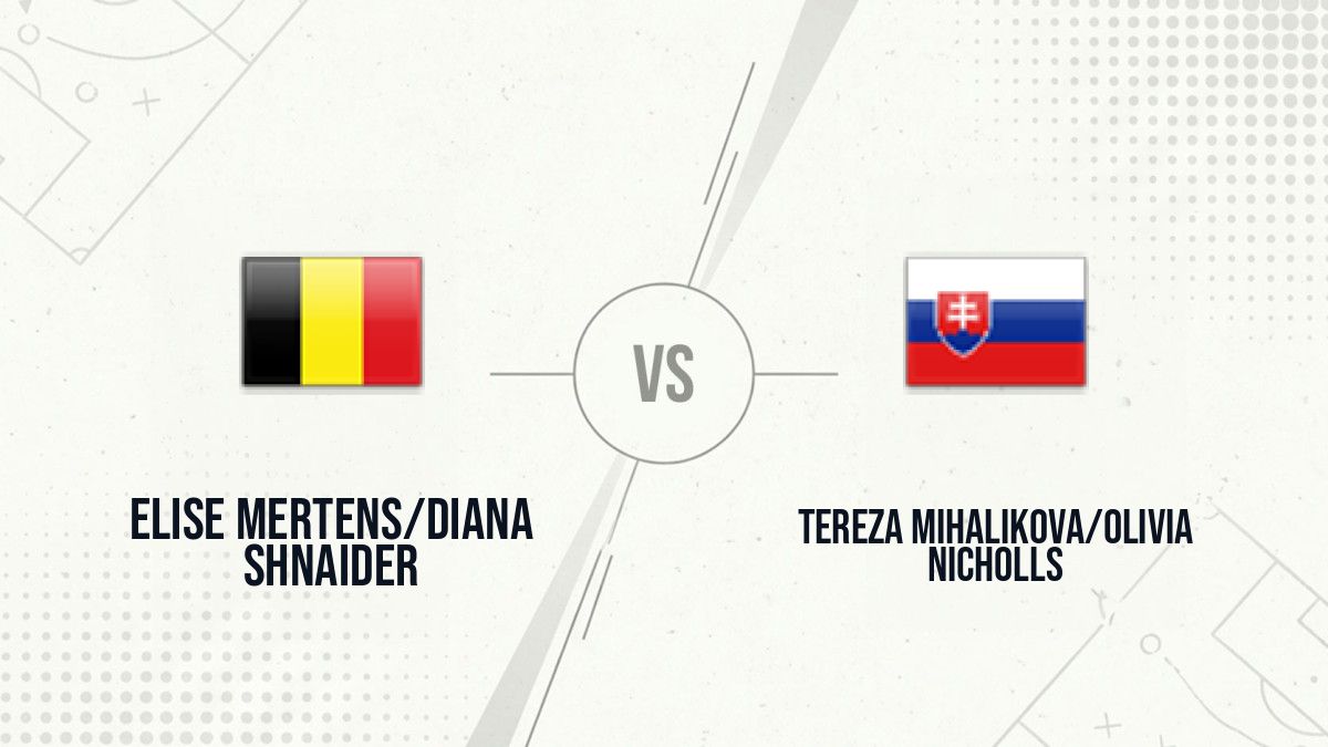 Pronostic Elise Mertens/Diana Shnaider Tereza Mihalikova/Olivia Nicholls