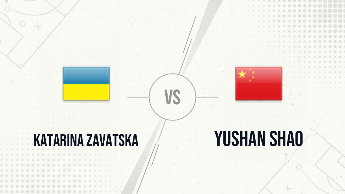 Pronostic Katarina Zavatska Yushan Shao