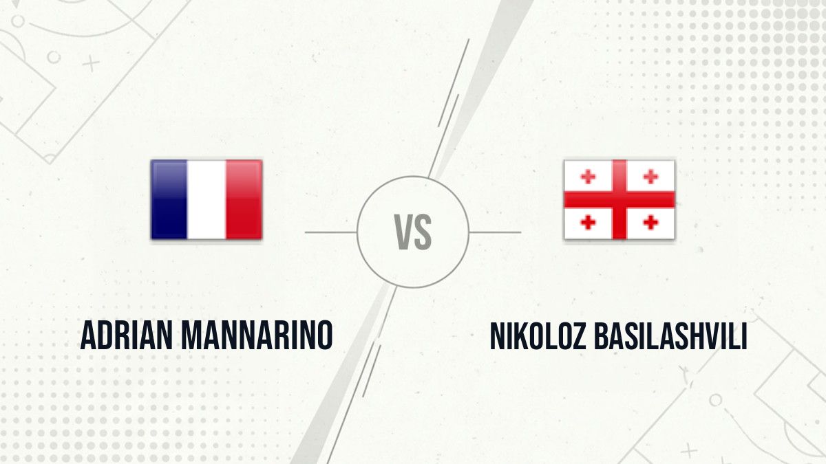 Pronostic Adrian Mannarino Nikoloz Basilashvili