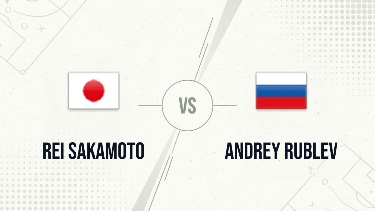 Pronostic Rei Sakamoto Andrey Rublev