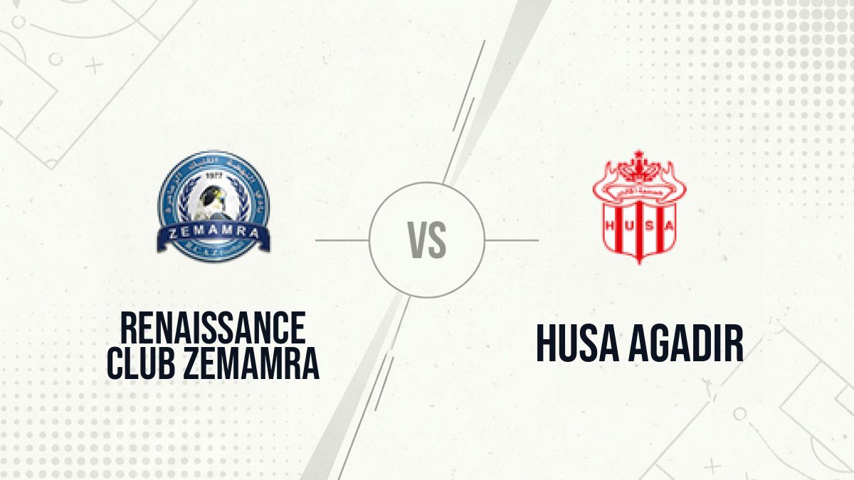 Pronostic Renaissance Club Zemamra HUSA Agadir