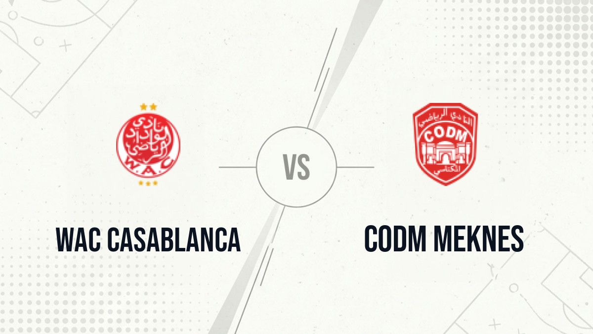 Pronostic WAC Casablanca CODM Meknes