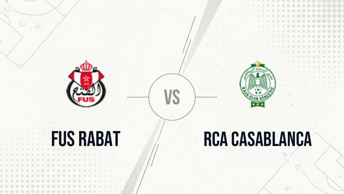 Pronostic FUS Rabat RCA Casablanca