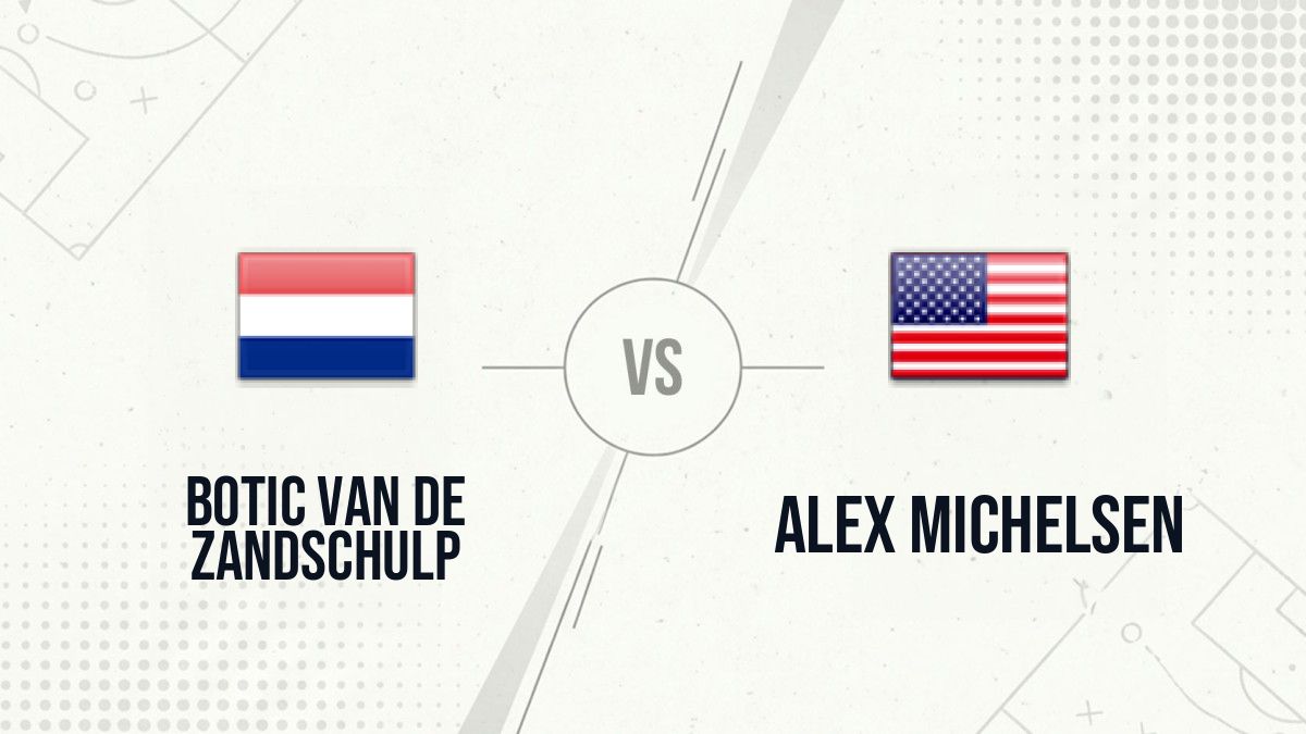 Pronostic Botic van de Zandschulp Alex Michelsen