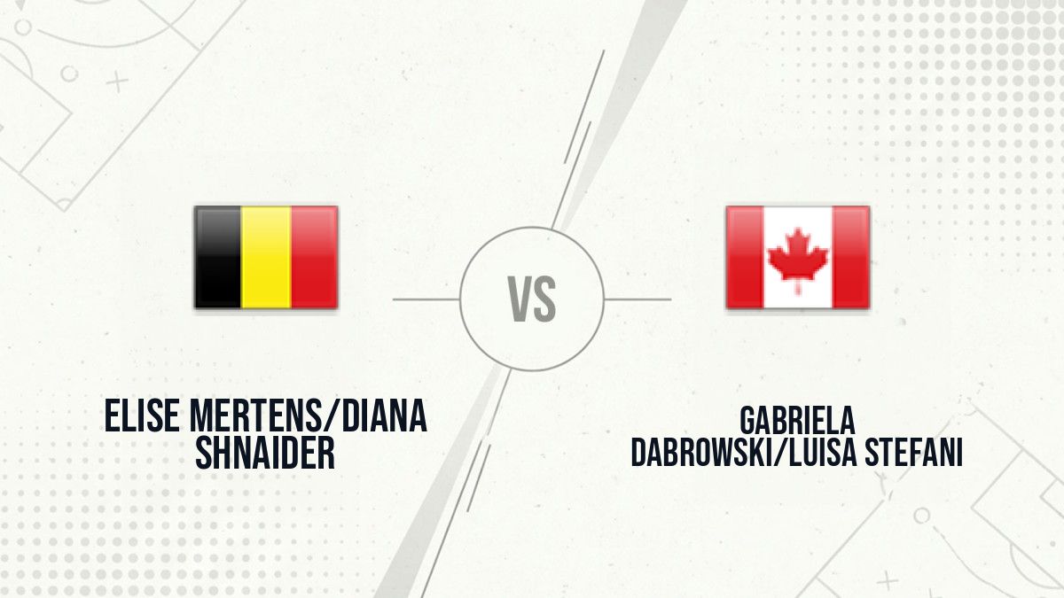 Pronostic Elise Mertens/Diana Shnaider Gabriela Dabrowski/Luisa Stefani