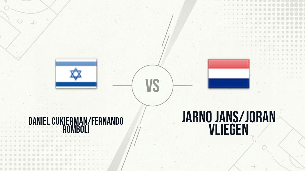 Pronostic Daniel Cukierman/Fernando Romboli Jarno Jans/Joran Vliegen