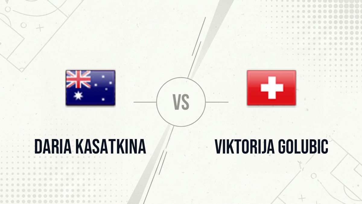 Pronostic Daria Kasatkina Viktorija Golubic