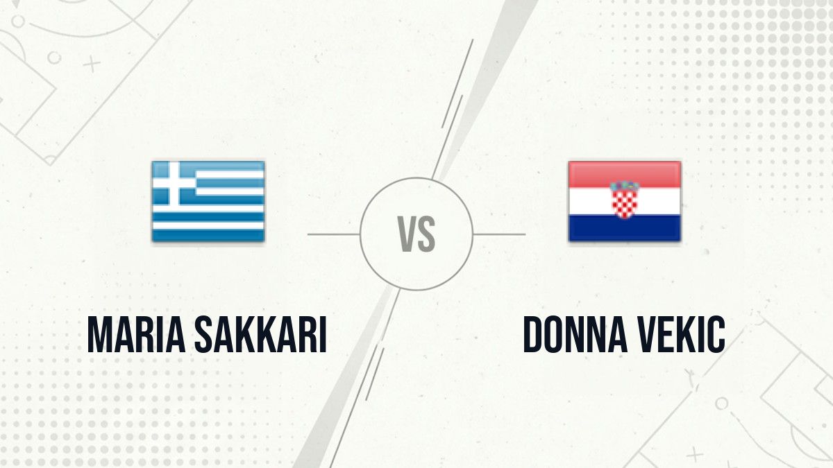 Pronostic Maria Sakkari Donna Vekic