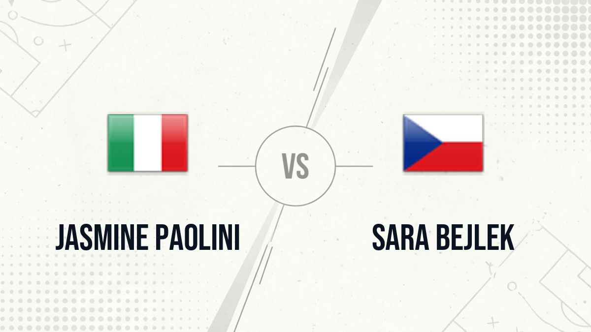 Pronostic Jasmine Paolini Sara Bejlek