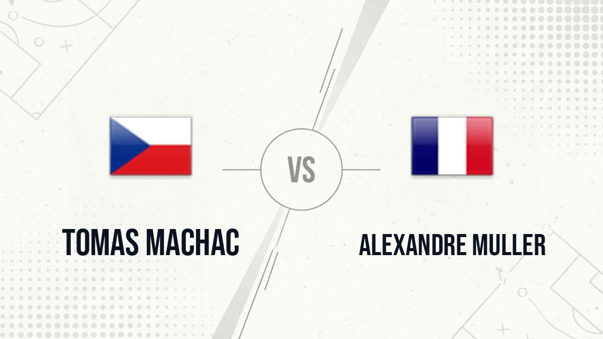 Pronostic Tomas Machac Alexandre Muller