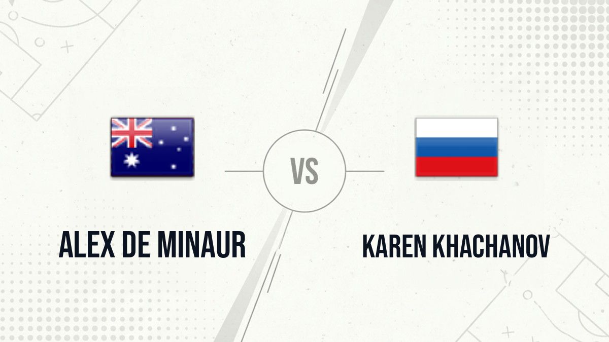 Pronostic Alex de Minaur Karen Khachanov