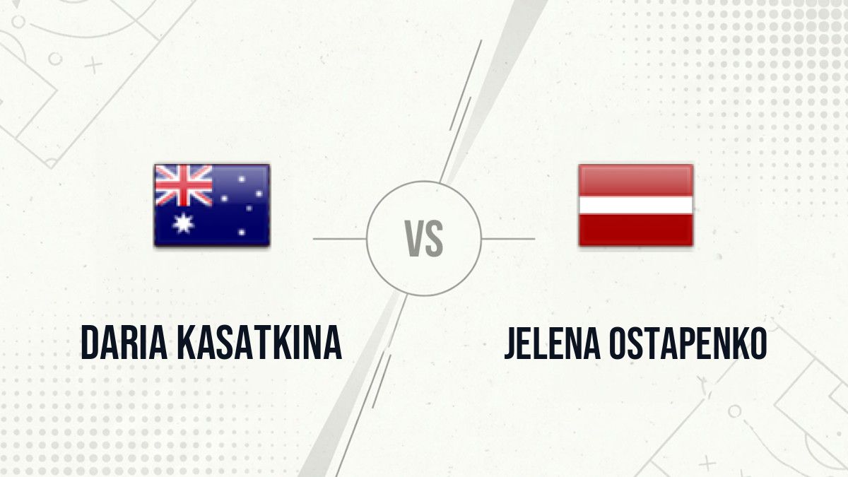 Pronostic Daria Kasatkina Jelena Ostapenko