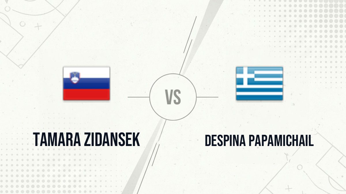 Pronostic Tamara Zidansek Despina Papamichail