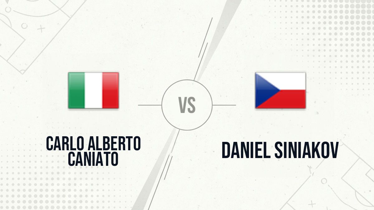 Pronostic Carlo Alberto Caniato Daniel Siniakov