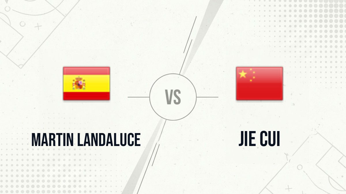 Pronostic Martin Landaluce Jie Cui
