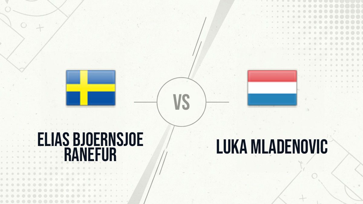 Pronostic Elias Bjoernsjoe Ranefur Luka Mladenovic