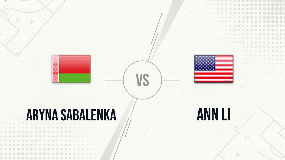 Pronostic Aryna Sabalenka Ann Li